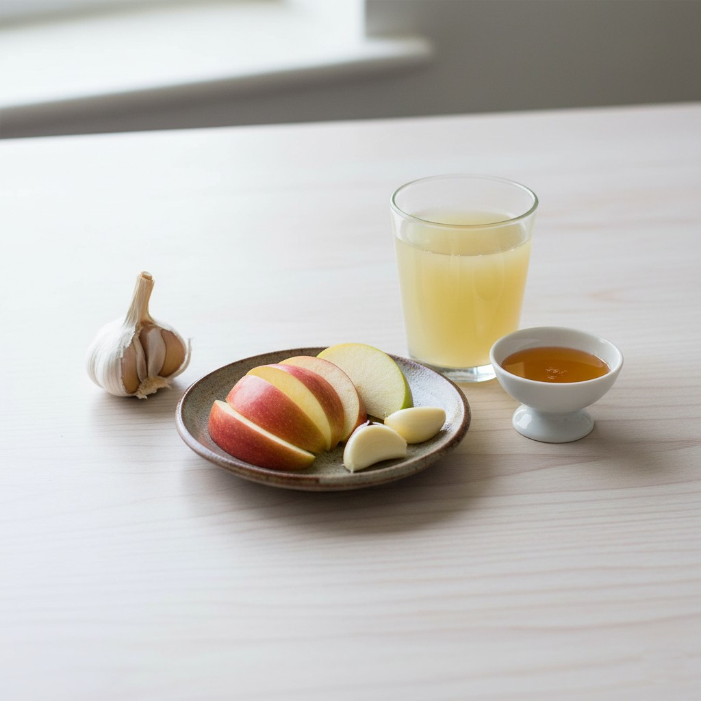 Apple garlic combo periods