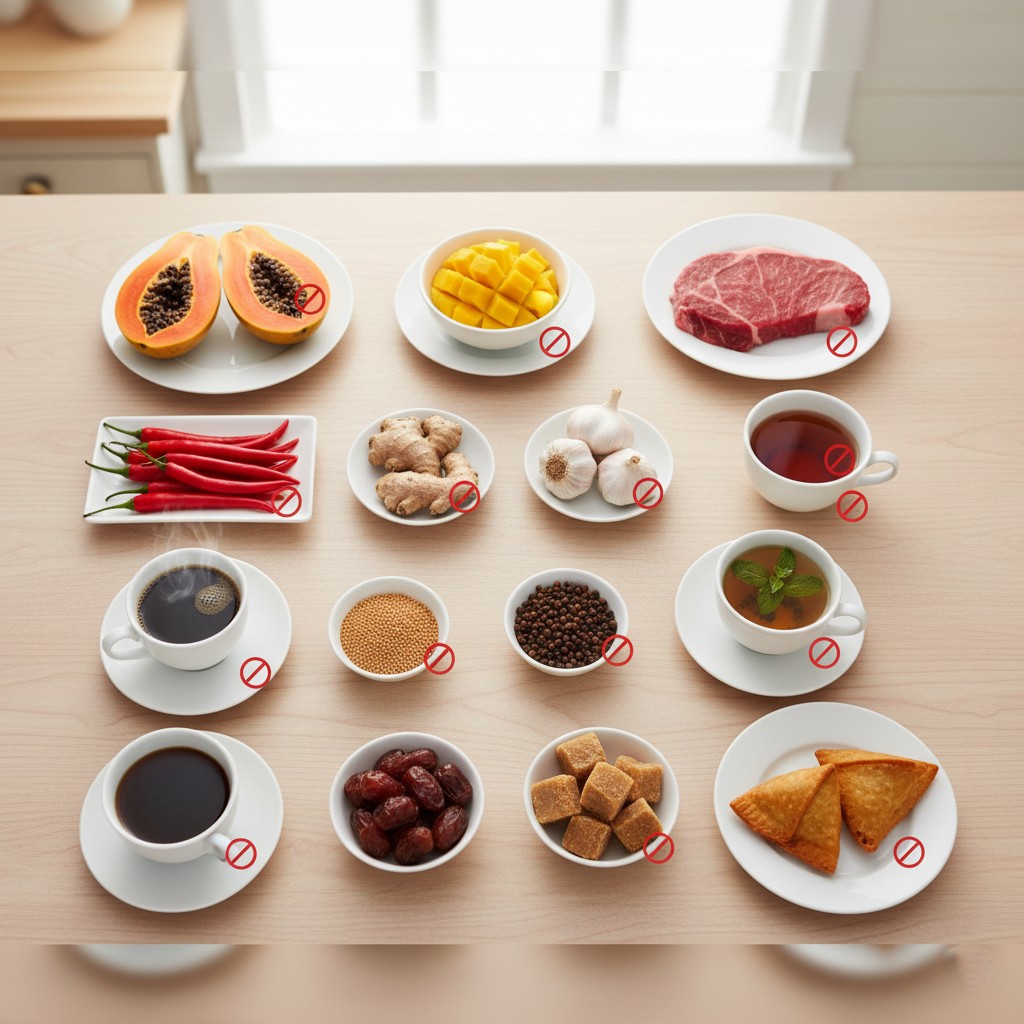 Heat inducing foods to avoid