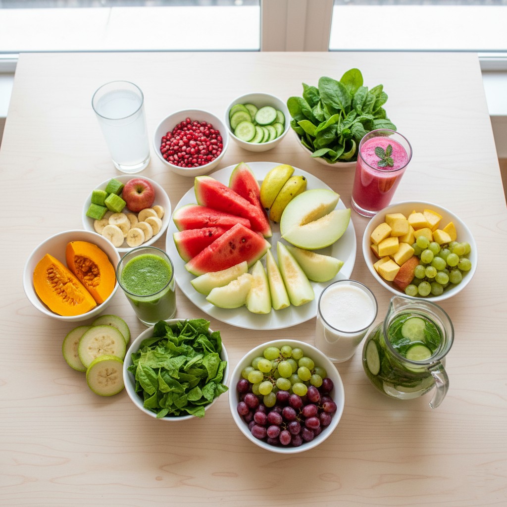 Cooling foods for period delay