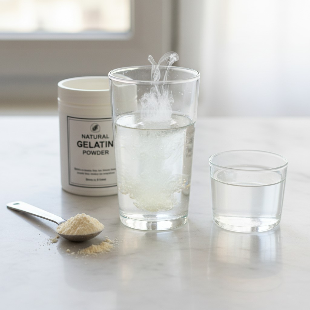 Gelatin water traditional remedy