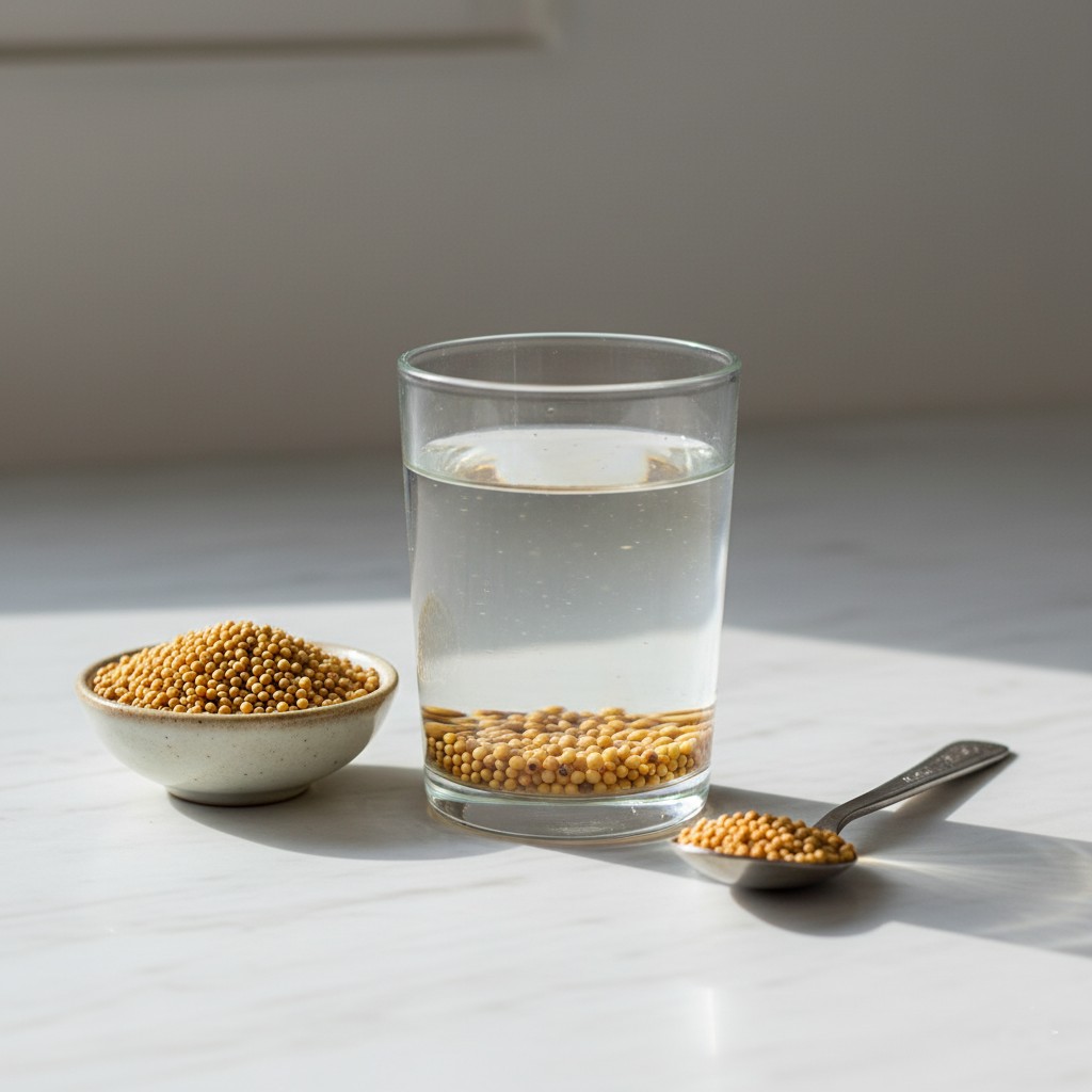 Mustard seeds water periods