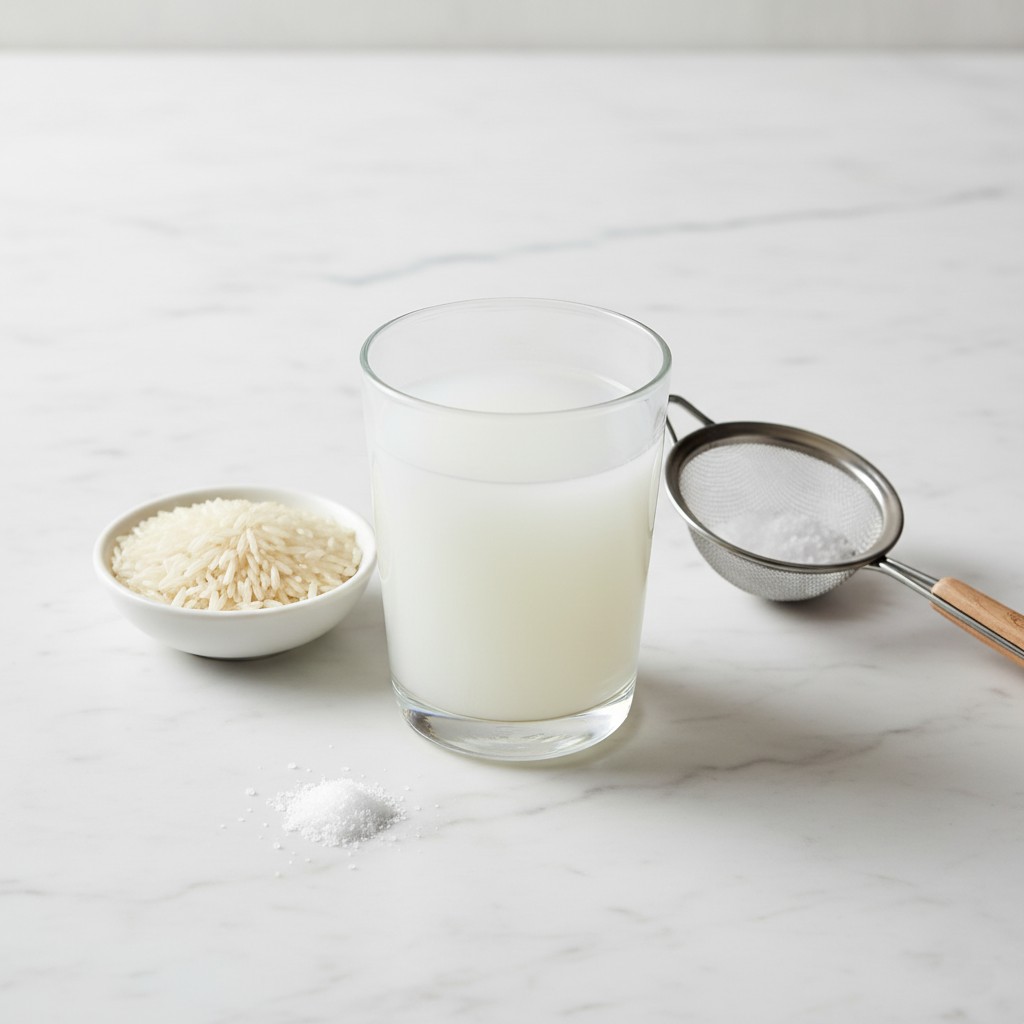 Rice water for menstruation