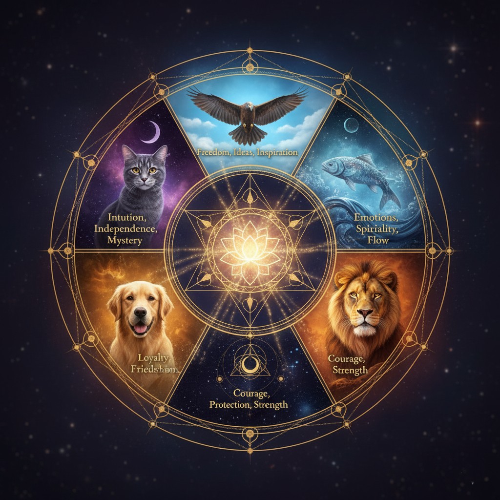 Animal dream meanings - spiritual symbolism of dogs, cats, birds, fish, and wild animals