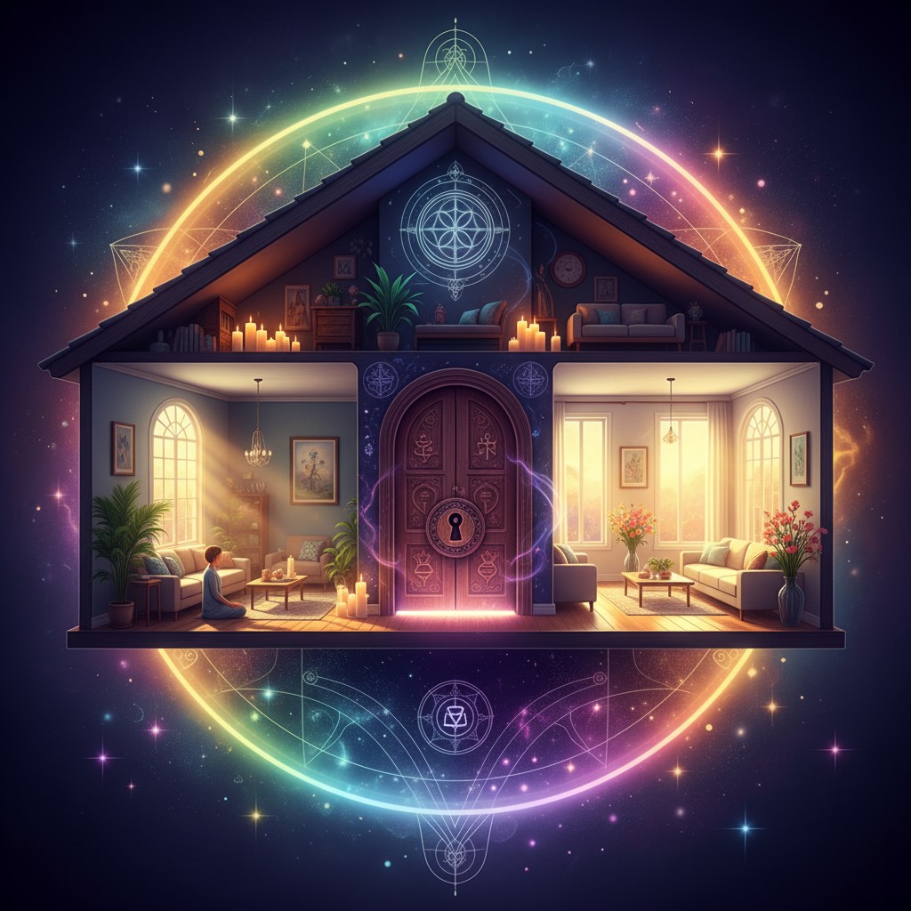 House dream symbolism - exploring different rooms representing inner self and personality