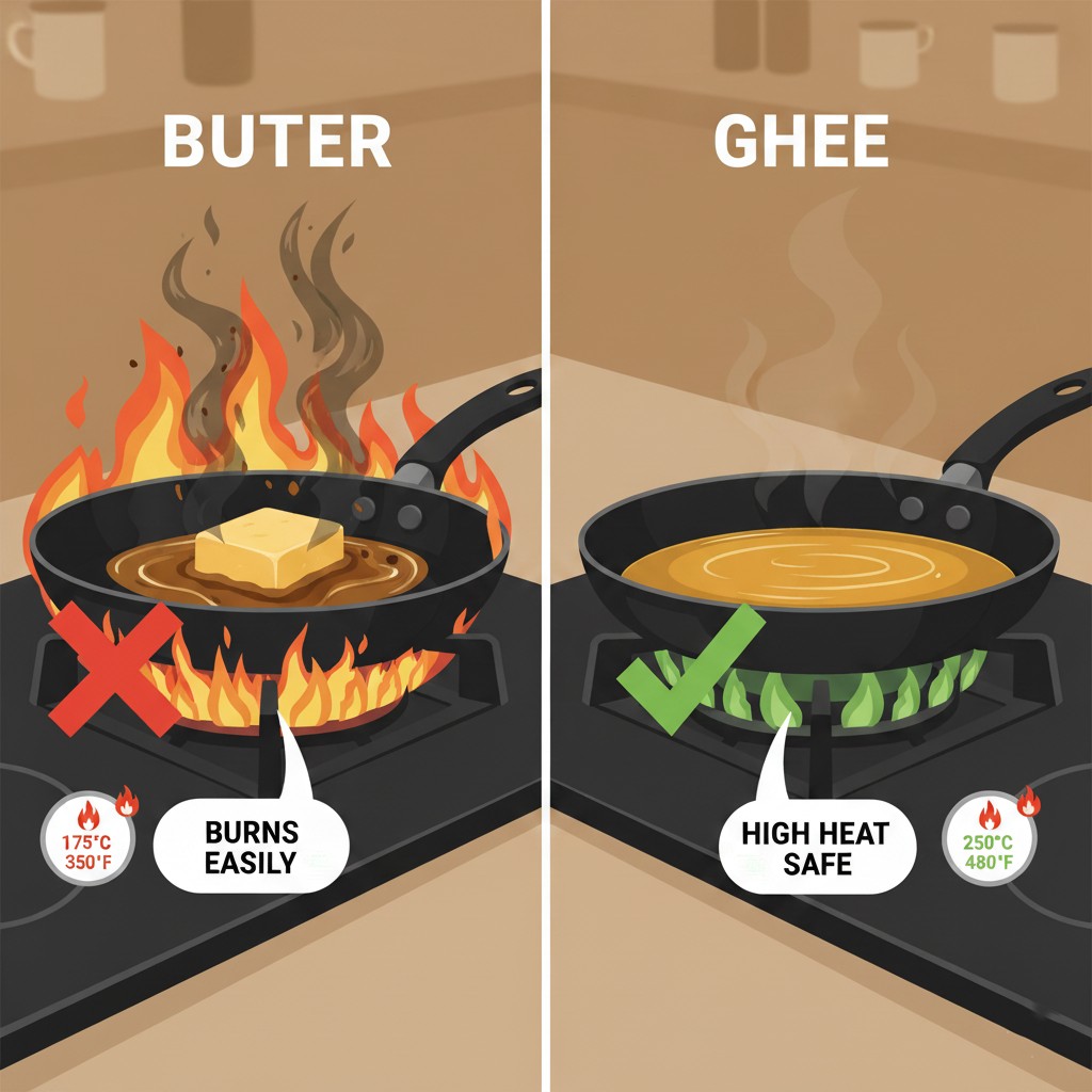 Cooking temperature comparison