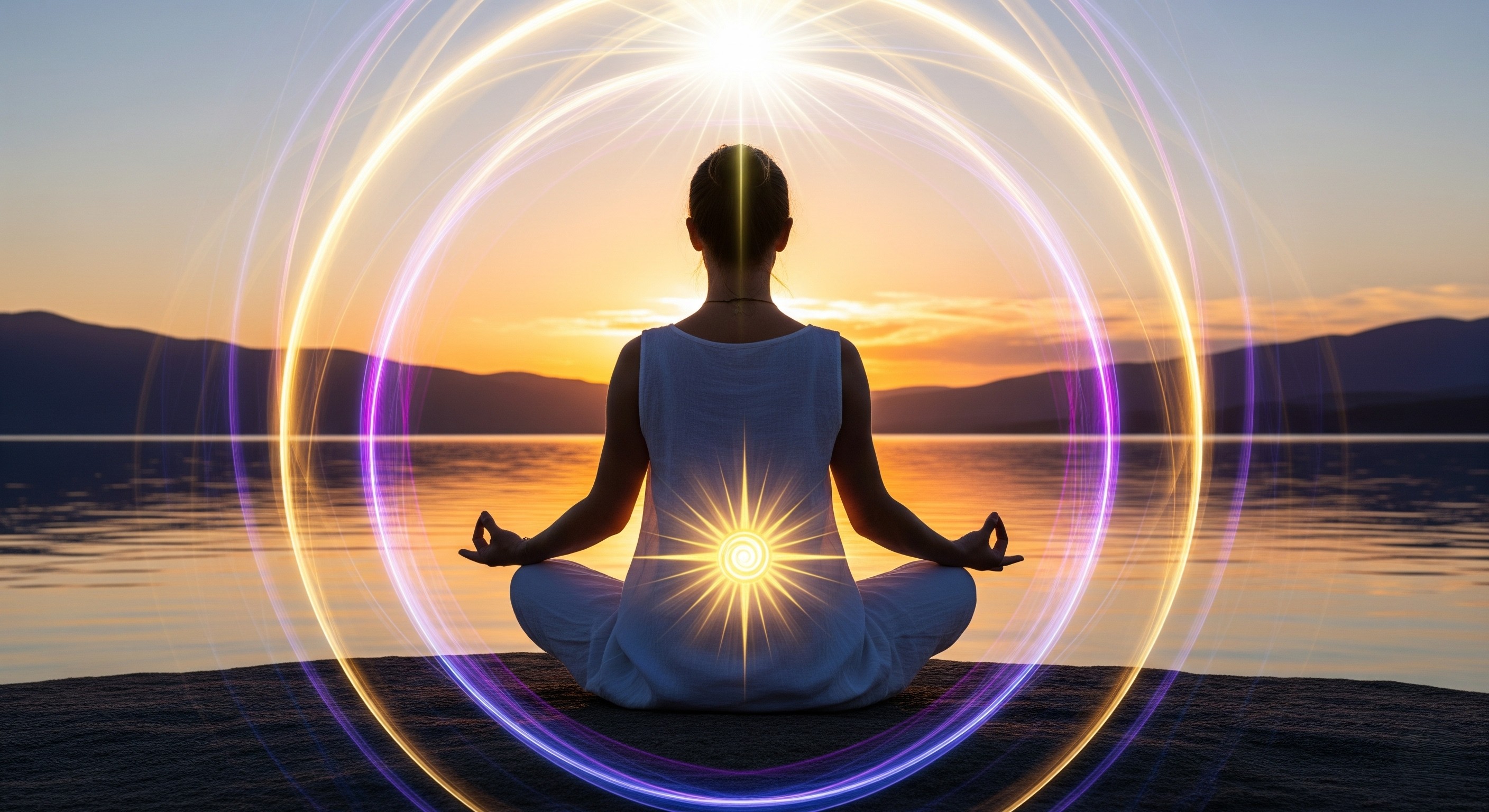 Subtle energy illustration highlighting Manipura chakra activation