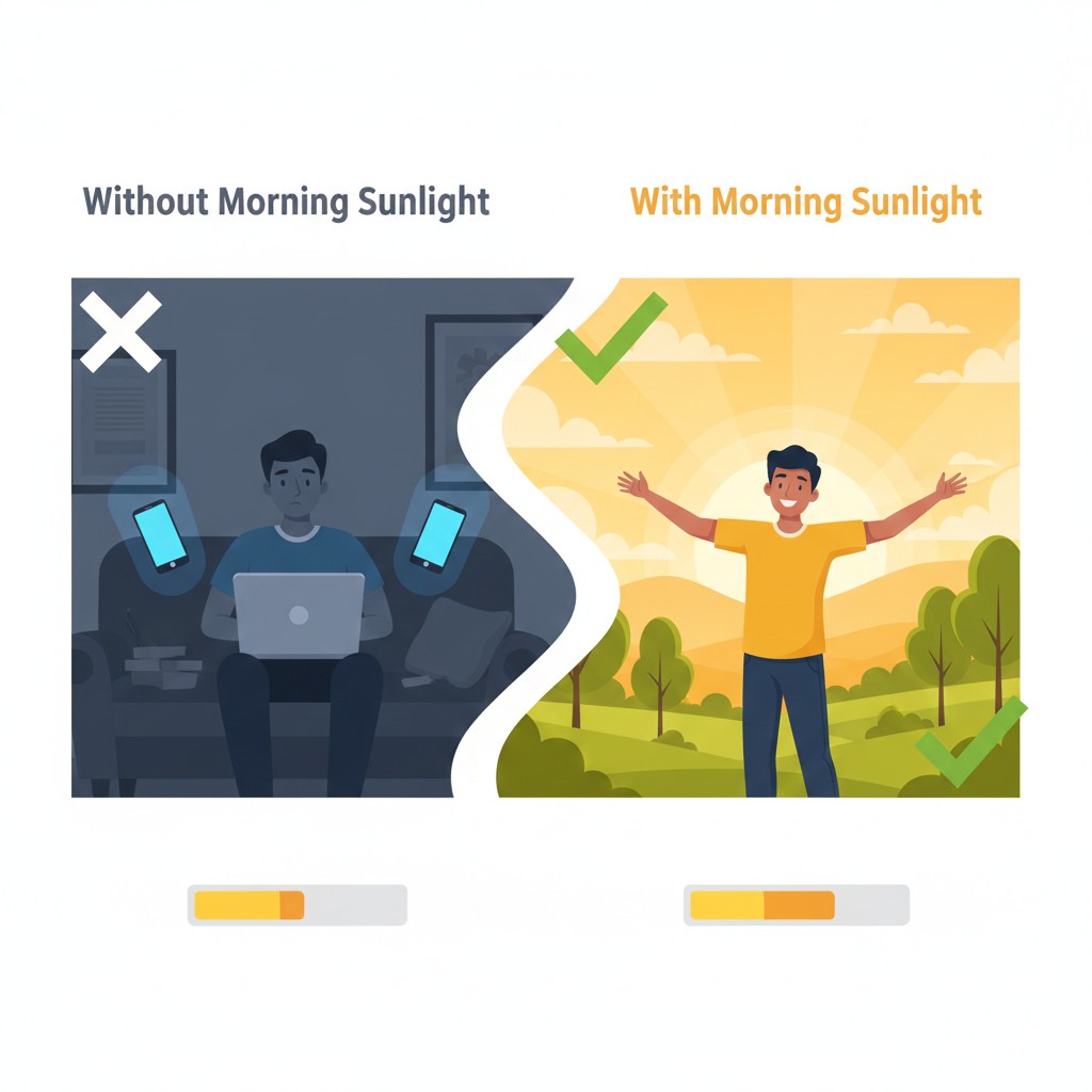 Benefits of morning sunlight