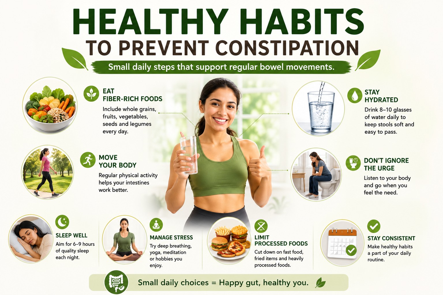 Healthy habits for regular bowel movements