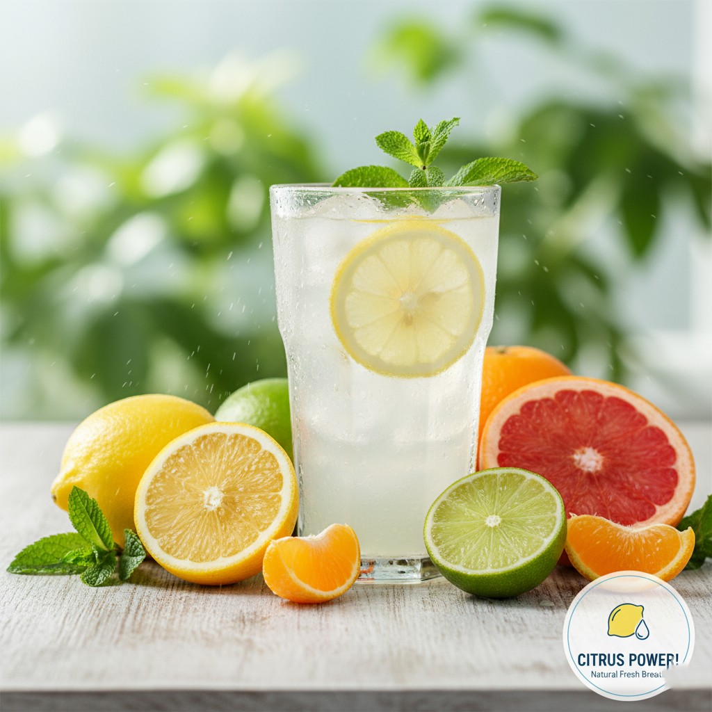 Citrus fruits for fresh breath