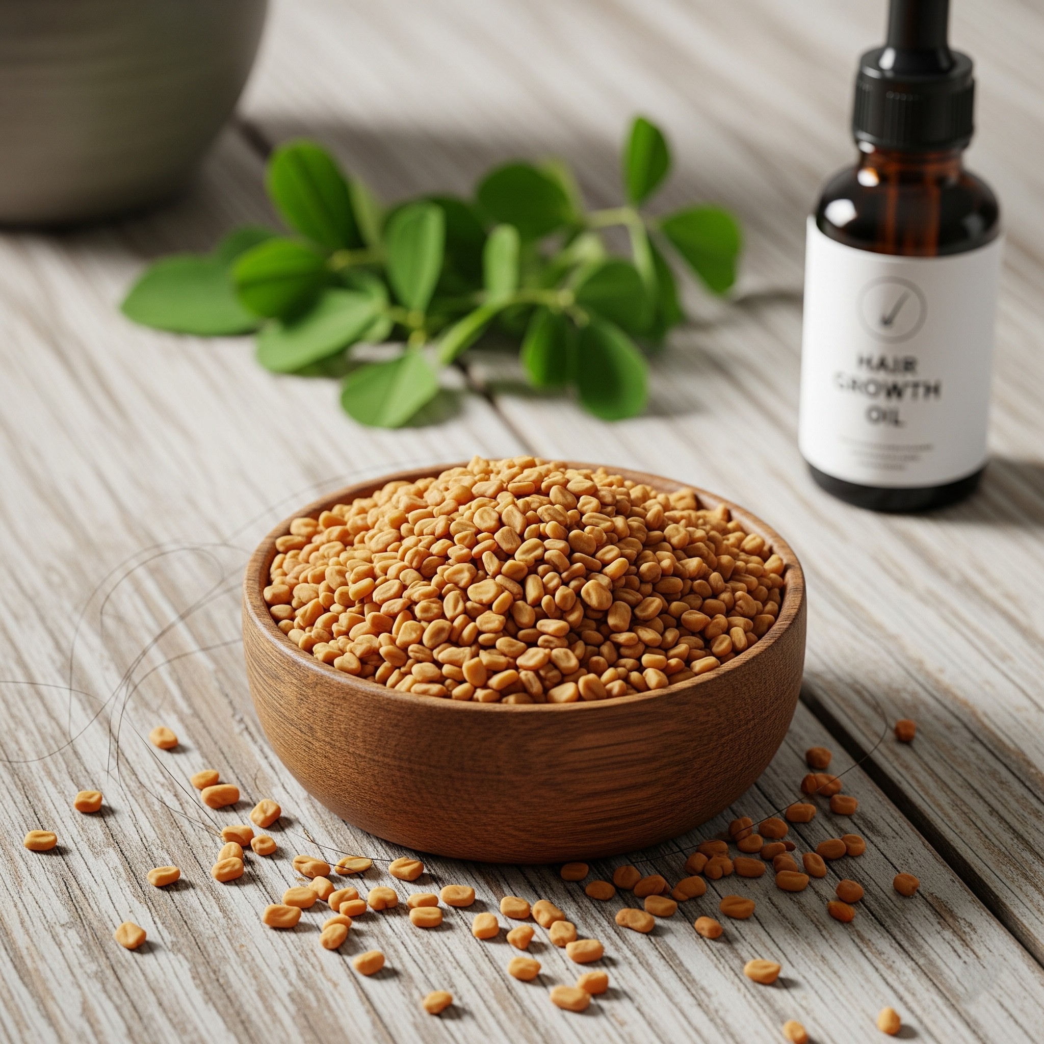 Fenugreek seeds for stronger hair