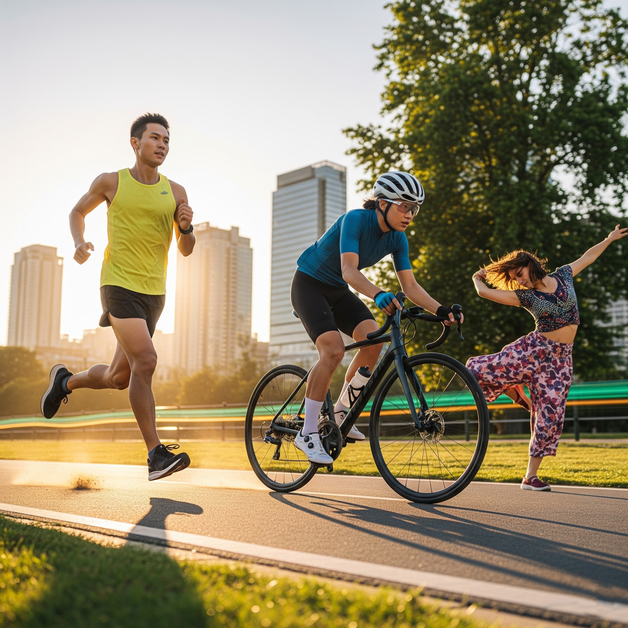 Woman in a gentle seated yoga stretch indoors