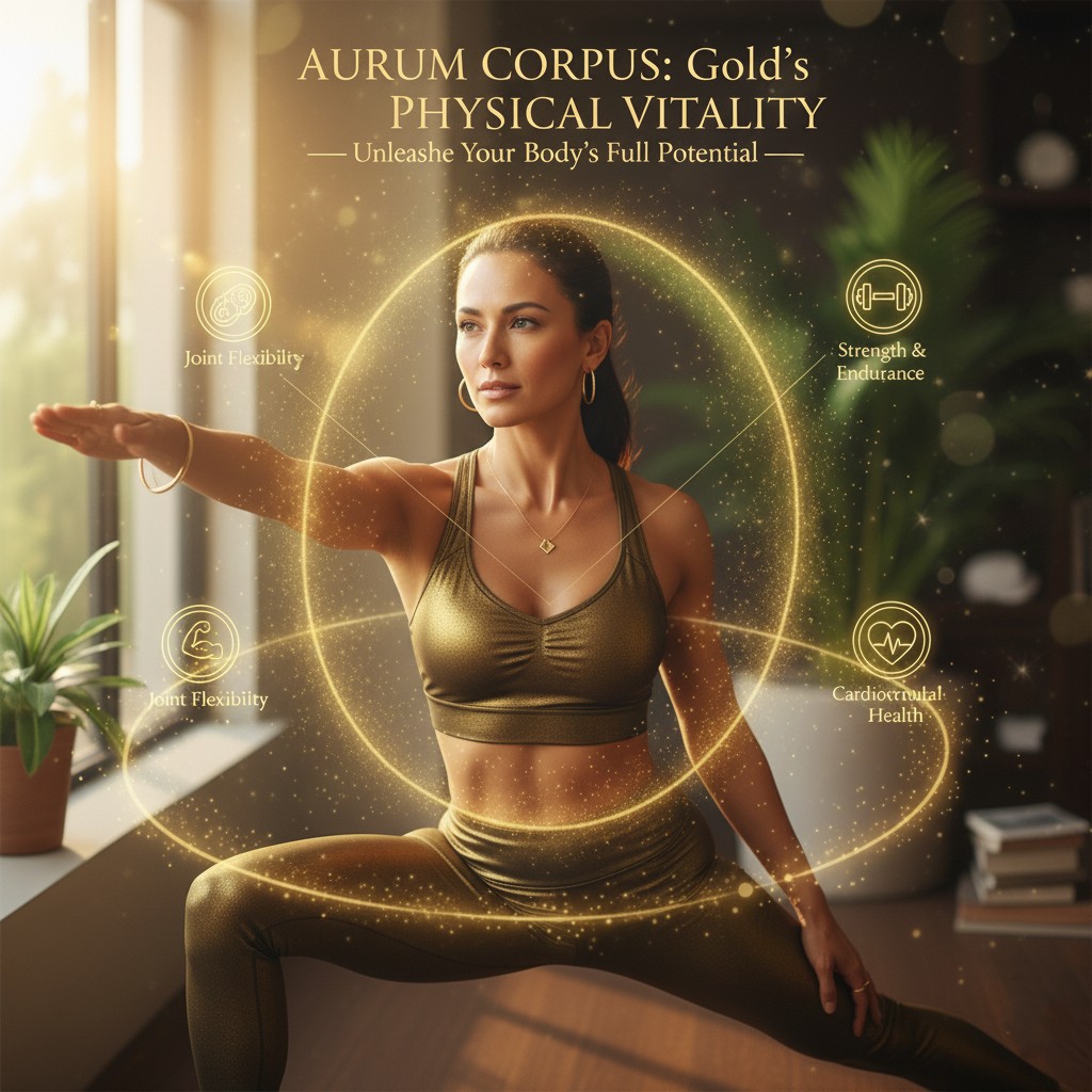 Illustration of physical benefits of small gold use