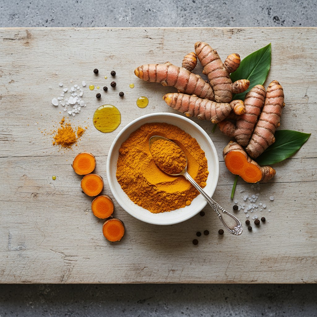Turmeric with anti-inflammatory properties